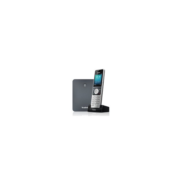 Yealink W76P - IP-Mobiltelefon - Grau - Kabelloses Mobilteil - Tisch/Wand - 20 Zeilen - 1000 Eintragungen