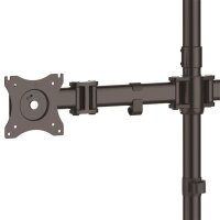 StarTech.com Vierfach-Monitorhalter - Schwenkbar - Freistehend - 8 kg - 33 cm (13 Zoll) - 68,6 cm (27 Zoll) - 100 x 100 mm - Schwarz