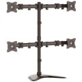 StarTech.com Vierfach-Monitorhalter - Schwenkbar - Freistehend - 8 kg - 33 cm (13") - 68,6 cm (27") - 100 x 100 mm - Schwarz