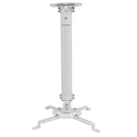 Techly Deckenhalterung für Beamer, ausziehbar, 54-90cm, Silber
