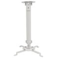 Techly Deckenhalterung für Beamer, ausziehbar, 54-90cm, Silber