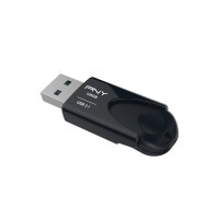 PNY Attache 4 - 128 GB - USB Typ-A - 3.2 Gen 1 (3.1 Gen 1) - 80 MB/s - Ohne Deckel - Schwarz