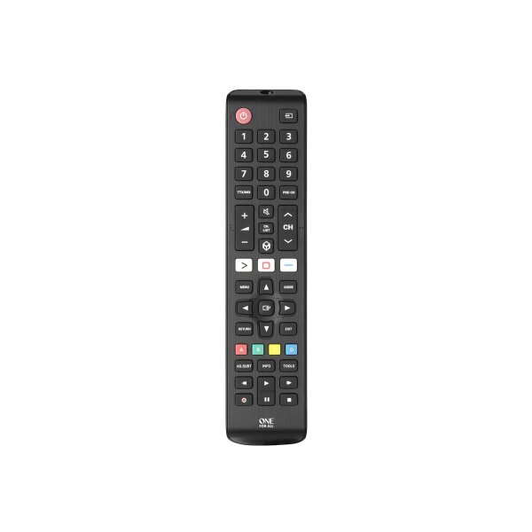 One for All TV Replacement Remotes URC4910 - TV - IR Wireless - Drucktasten - Schwarz