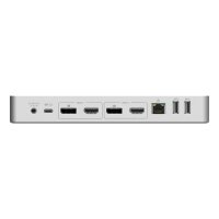StarTech.com Universale Laptop Dockingstation - Hybrid USB-C & USB-A Dock - Dual 4K DP & HDMI - 60W PD - Mac / Windows / Chrome OS - 4x USB 5Gbps Hub - GbE - Kabelgebunden - USB 3.2 Gen 1 (3.1 Gen 1) Type-C - 60 W - 3,5 mm - IEEE 802.3 - IEEE 802.3ab - IE