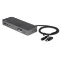 StarTech.com Universale Laptop Dockingstation - Hybrid USB-C & USB-A Dock - Dual 4K DP & HDMI - 60W PD - Mac / Windows / Chrome OS - 4x USB 5Gbps Hub - GbE - Kabelgebunden - USB 3.2 Gen 1 (3.1 Gen 1) Type-C - 60 W - 3,5 mm - IEEE 802.3 - IEEE 802.3ab - IE