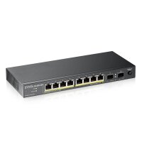 ZyXEL Switch 10x GE GS1100-10HP v2 PoE+ - Switch