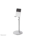 Neomounts DS10-200SL1 Telefon-Ständer bis zu 7" - höhenverstellbar - universal - Handy/Smartphone - Passive Halterung - Tisch/Bank - Silber