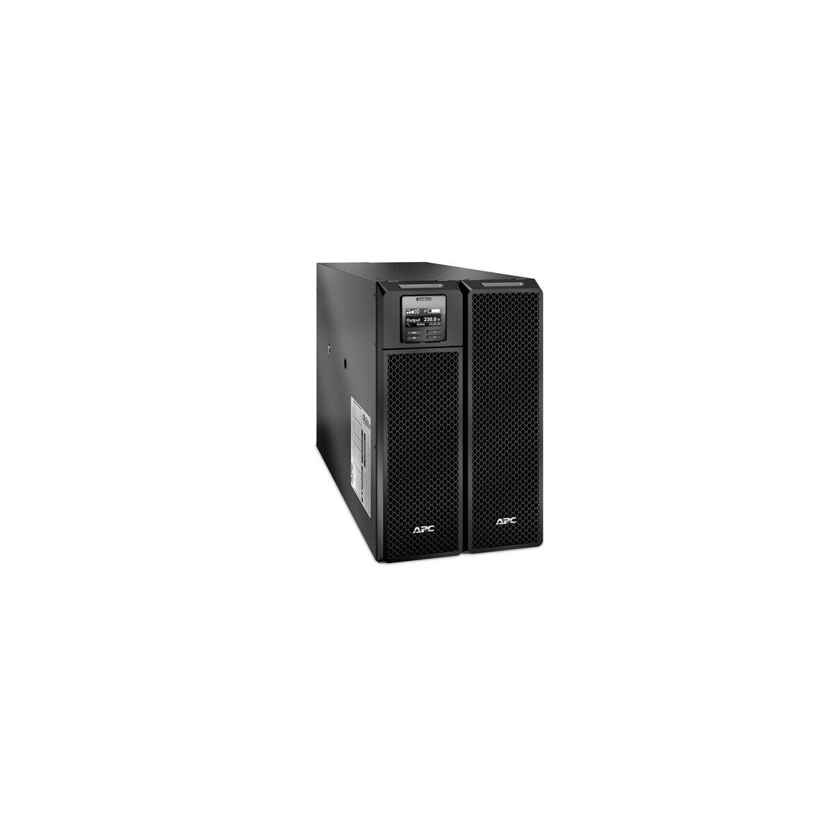 APC Smart-UPS On-Line - 8kVA/8kW - Tower - 230V/400V - 6x C13+4x C19 IEC Ausgänge - Netzwerkkarte+SmartSlot - verlängerte Laufzeit - ohne Rack-Einbausatz - Doppelwandler (Online) - 8 kVA - 8000 W - Sine - 100 V - 476 V