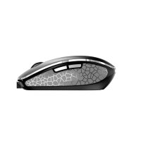 Cherry MW 8C ADVANCED - Beidhändig - Optisch - RF Wireless + Bluetooth - 3000 DPI - Schwarz - Grau