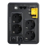 APC Back-UPS BX750MI-GR USV - 750VA 4x Schuko - USB - Line-Interaktiv - 0,75 kVA - 410 W - Sine - 140 V - 300 V