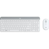 Logitech 920-009189 - Volle Größe (100%) - Kabellos - RF Wireless - QWERTZ - Weiß - Maus enthalten