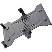 StarTech.com VESA Laptop Halterung - Monitorarm Laptop Ablage/Adapter für Notebooks bis 4.5kg - 75x75 & 100x100 VESA Muster - Laptophalter/Ablagefach für Monitor- Ärme/Halterungen - Monitorarm laptoperhöhung - Laptop-Arm - Schwarz - Kunststoff - Stahl - 4