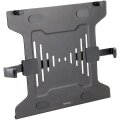StarTech.com VESA Laptop Halterung - Monitorarm Laptop Ablage/Adapter für Notebooks bis 4.5kg - 75x75 & 100x100 VESA Muster - Laptophalter/Ablagefach für Monitor- Ärme/Halterungen - Monitorarm laptoperhöhung - Laptop-Arm - Schwarz - Kunststoff - Stahl - 4