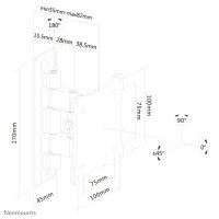 Neomounts FPMA-W810 - Befestigungskit ( Wandmontage )...