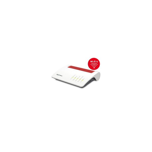 FRITZ! Box 7590 AX - Wi-Fi 6 (802.11ax) - Dual-Band (2,4 GHz/5 GHz) - Ethernet/LAN - ADSL2+ - Weiß - Tabletop-Router