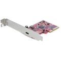 StarTech.com 1-Port USB-C PCIe Adapter - USB-C SuperSpeed 20 Gbit/s PCI Express 3.0 x4 Host Controller Karte - USB Typ-C PCIe Add-On Adapter Karte - Erweiterungskarte - Windows & Linux - PCIe - USB 3.2 Gen 2 (3.1 Gen 2) - PCIe 3.0 - Rot - 3126209 h - ASMe