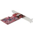 StarTech.com 1-Port USB-C PCIe Adapter - USB-C SuperSpeed 20 Gbit/s PCI Express 3.0 x4 Host Controller Karte - USB Typ-C PCIe Add-On Adapter Karte - Erweiterungskarte - Windows & Linux - PCIe - USB 3.2 Gen 2 (3.1 Gen 2) - PCIe 3.0 - Rot - 3126209 h - ASMe