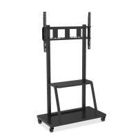 Techly TV LED/LCD Wagen für LCD LED TV 55-100", mit Ablage