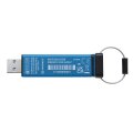Kingston IronKey 32GB Keypad 200 - FIPS 140-3 Lvl 3 (ausstehend) AES-256 Verschlüsselung - 32 GB - USB Typ-A - 3.2 Gen 1 (3.1 Gen 1) - 145 MB/s - Schutzhülle - Blau