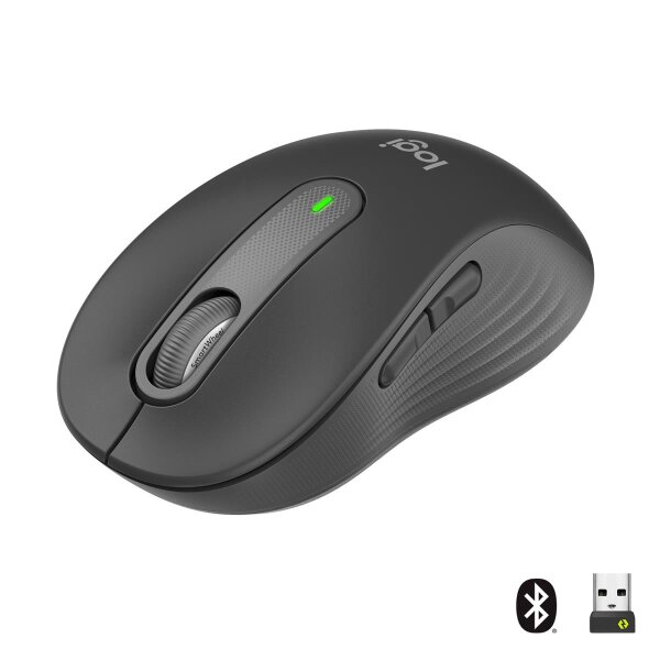 Logitech Signature M650 - rechts - Optisch - Bluetooth - 4000 DPI - Graphit