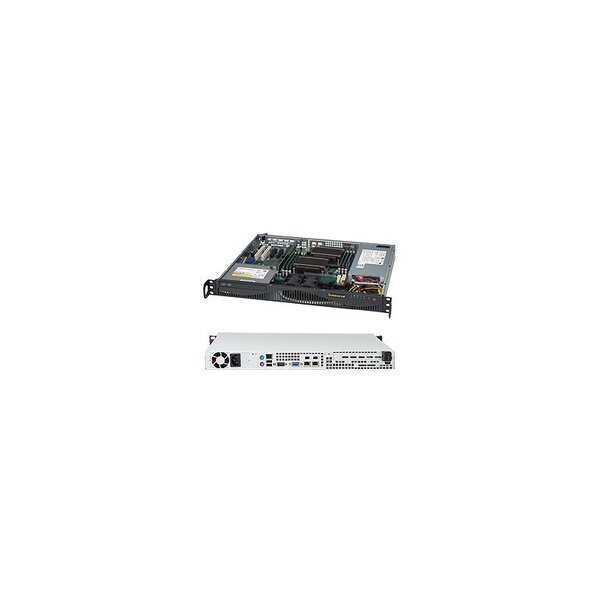 Supermicro SC512 F-350B1 - Rack-Montage - 1U - Gehäuse - ATX