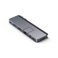 Targus HYPER HD575-GRY-GL - USB 3.2 Gen 1 (3.1 Gen 1) Type-C - 1.4/2.2 - 10,100,1000 Mbit/s - Grau - MicroSD (TransFlash) - 3.5mm - HDMI - RJ-45 - Thunderbolt 4 - USB 3.2 Gen 1 (3.1 Gen 1) Type-A - USB 3.2 Gen 1 (3.1 Gen 1)...