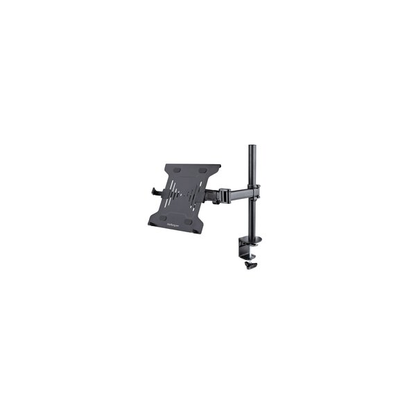 StarTech.com Monitor und Laptop halterung - Monitorarm/Notebookarm mit Tischhalterung - Monitore bis 34 Zoll (8kg) und Laptops (4.5kg) - Schwenkbarer/Höhenverstelbarer Laptop/Monitorständer - Laptop-Arm - Schwarz - Kunststoff - Stahl - 33 cm (13") - 86,4