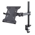 StarTech.com Monitor und Laptop halterung - Monitorarm/Notebookarm mit Tischhalterung - Monitore bis 34 Zoll (8kg) und Laptops (4.5kg) - Schwenkbarer/Höhenverstelbarer Laptop/Monitorständer - Laptop-Arm - Schwarz - Kunststoff - Stahl - 33 cm (13") - 86,4