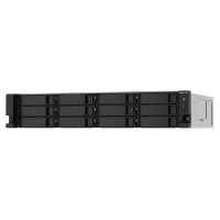 QNAP TS-1273AU-RP-8G - NAS - Rack (2U) - Ryzen Embedded - V1500B - Schwarz - Grau