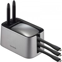 ViewSonic VB-BOX-001 - Grau - 1 Stück(e) - Tisch/Bank - An optional cradle is available for 3 ViewBoard Cast Buttons(VB-WPS-001 or VB-WPS-003) and 2... - 154 mm - 94 mm