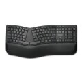 Kensington Pro Fit® Ergo-Tastatur - kabellos (schwarz) - Volle Größe (100%) - Verkabelt & Kabellos - RF kabellos + USB - QWERTZ - Schwarz