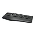 Kensington Pro Fit® Ergo-Tastatur - kabellos (schwarz) - Volle Größe (100%) - Verkabelt & Kabellos - RF kabellos + USB - QWERTZ - Schwarz