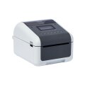 Brother TD-4550DNWB - Thermodirekt - 300 x 300 DPI - 152 mm/sek - Verkabelt & Kabellos - Grau - Weiß