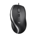 Logitech 910-005784 - rechts - Optisch - USB Typ-A - 4000 DPI - Schwarz