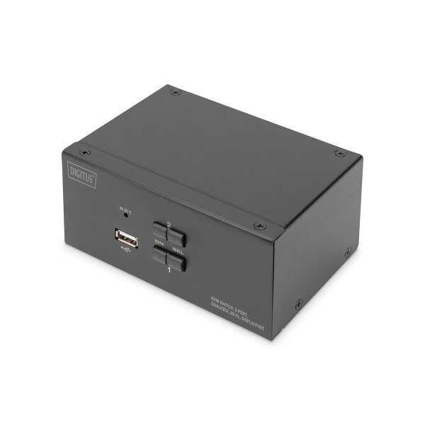 DIGITUS - DS-12862 - KVM Switch DUAL DP 2Fach