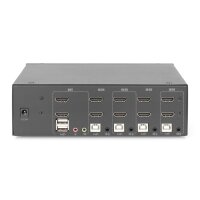 DIGITUS - DS-12883 - KVM Switch DUAL HDMI 2Fach