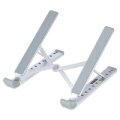 StarTech.com Faltbarer Laptop Ständer - Tragbarer Höhenverstellbarer Ergonomischer Laptopständer - Tragkraft 10 kg - Aluminium Laptophalterung neigbar - Notebook Ständer - Schwenkbare Laptop Unterlage - Laptop-Ständer - Silber - Aluminium - 10 kg - 15 - 8