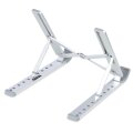 StarTech.com Faltbarer Laptop Ständer - Tragbarer Höhenverstellbarer Ergonomischer Laptopständer - Tragkraft 10 kg - Aluminium Laptophalterung neigbar - Notebook Ständer - Schwenkbare Laptop Unterlage - Laptop-Ständer - Silber - Aluminium - 10 kg - 15 - 8