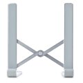 StarTech.com Faltbarer Laptop Ständer - Tragbarer Höhenverstellbarer Ergonomischer Laptopständer - Tragkraft 10 kg - Aluminium Laptophalterung neigbar - Notebook Ständer - Schwenkbare Laptop Unterlage - Laptop-Ständer - Silber - Aluminium - 10 kg - 15 - 8