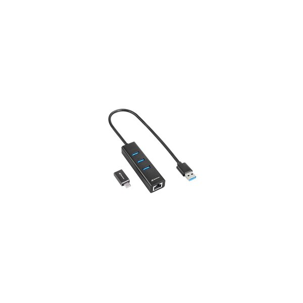 Sharkoon 4044951037575 - Kabellos - USB 3.2 Gen 1 (3.1 Gen 1) Type-C - Schwarz - USB 3.2 Gen 1 (3.1 Gen 1) Type-A - Aluminium - ChromeOS