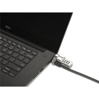 Kensington Universal 3-in-1 Combination Laptop Lock - Resettable - Sicherheitskabelschloss - 1