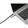 Kensington Universelles 3-in-1 Kombinationsschloss - 1,8 m - Kensington - Zahlenschloss - Karbonstahl - Schwarz