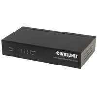 Intellinet 5-Port Gigabit Ethernet PoE+ Switch - 4 x PSE PoE-Ports - IEEE 802.3at/af Power-over-Ethernet (PoE+/PoE) - 60 W - Desktop - Unmanaged - Gigabit Ethernet (10/100/1000) - Power over Ethernet (PoE)
