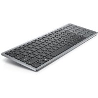 Dell KB740 - Volle Größe (100%) - Kabellos - RF Wireless + Bluetooth - Scherenschalter - QWERTZ - Grau - Schwarz