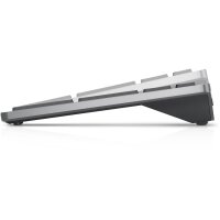 Dell KB740 - Volle Größe (100%) - Kabellos - RF Wireless + Bluetooth - Scherenschalter - QWERTZ - Grau - Schwarz