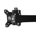 StarTech.com Wandmontage Dual Monitorarm - Drehbarer VESA Dual Monitor Arm - TV Wandhalterung vollbeweglich für 2x 24 "Displays - Synchronisierte einstellbare Querstange - Ergonomische Doppelbildschirmhalterung - 10 kg - 38,1 cm (15") - 61 cm (24") - 75 x
