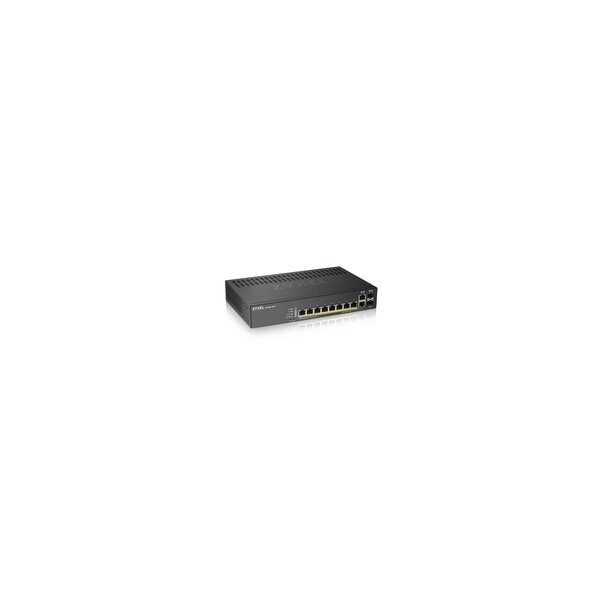 ZyXEL GS1920-8HPV2 - Managed - Gigabit Ethernet (10/100/1000) - Power over Ethernet (PoE) - Wandmontage