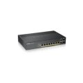 ZyXEL GS1920-8HPV2 - Managed - Gigabit Ethernet (10/100/1000) - Power over Ethernet (PoE) - Wandmontage