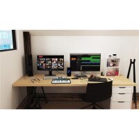 i-tec USB 3.0 / USB-C / Thunderbolt 3 Dual Display Docking Station - Verkabelt - USB 3.2 Gen 1 (3.1 Gen 1) Type-C - 3,5 mm - USB Typ-A - USB Typ-C - 10,100,1000 Mbit/s - Schwarz - Türkis