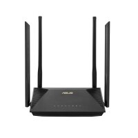 ASUS RT-AX53U - Wi-Fi 6 (802.11ax) - Dual-Band (2,4 GHz/5 GHz) - Ethernet/LAN - 3G - Schwarz - Tabletop-Router
